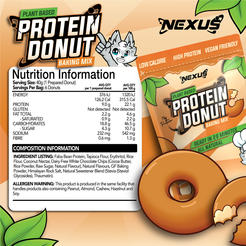 Nutritional panel for Vanilla Caramel