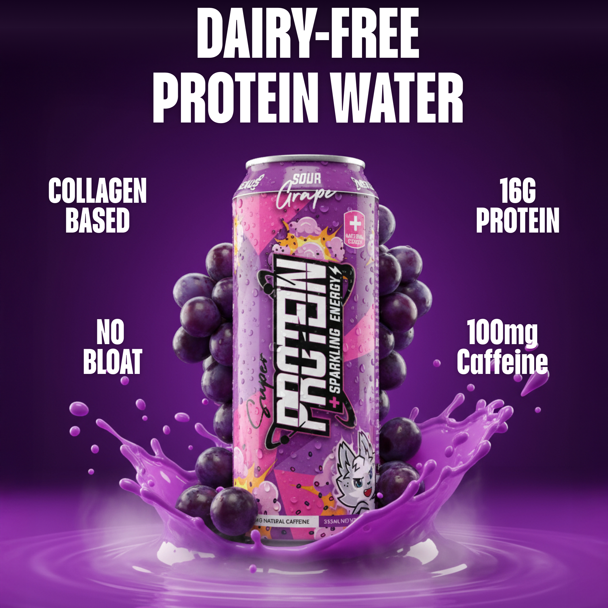Sparkling Protein Energy Water