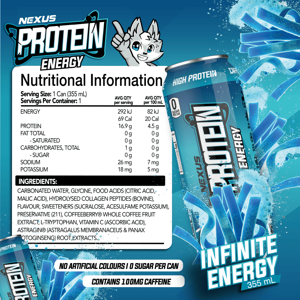 Infinity Protein Energy (12 Pack) – Nexus Nutrition