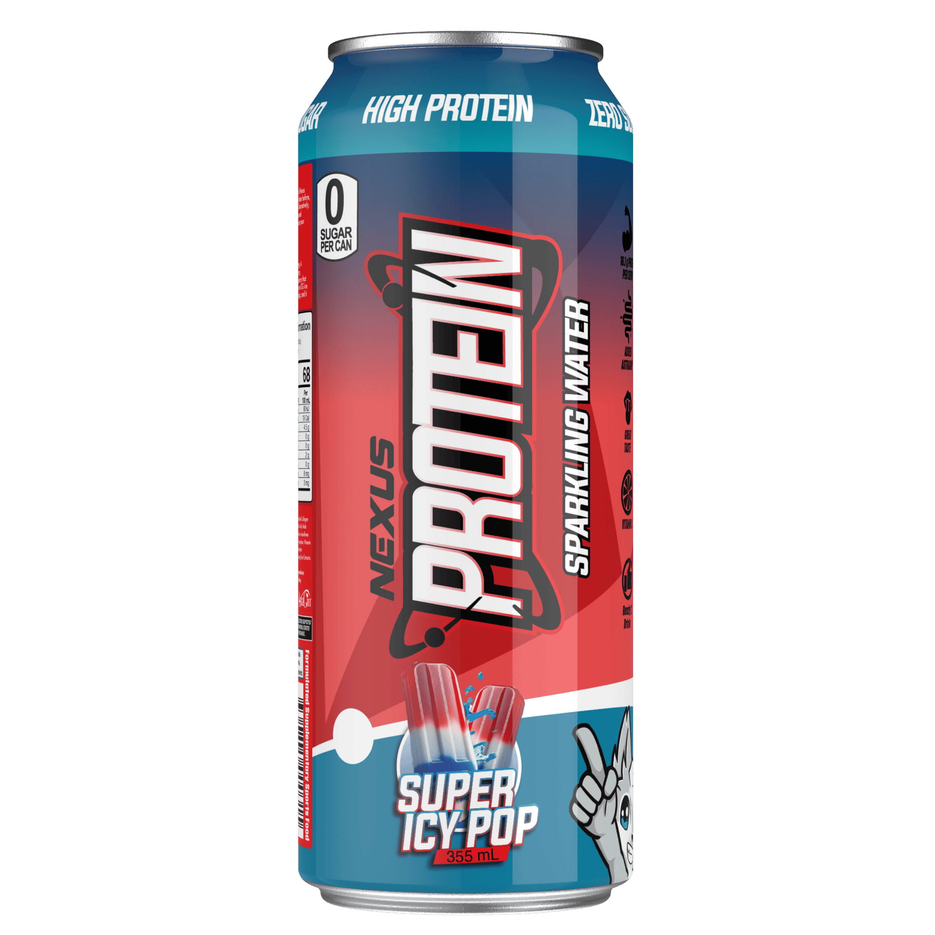 [CALOBYE] Lactose Free Protein Sparkling Water - Grape 350ml*6 (Protein 18g)