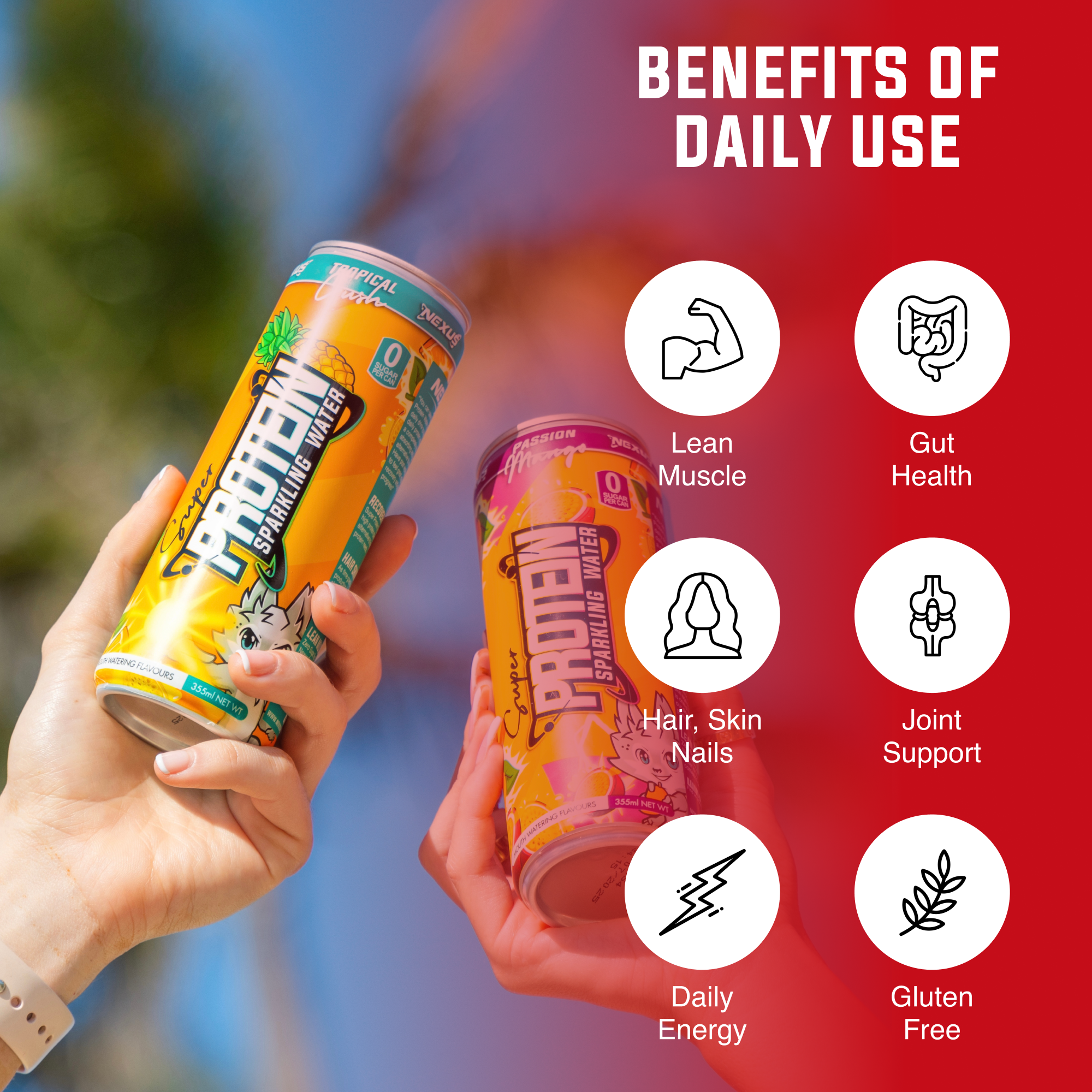 Sparkling Protein Water