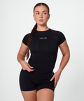 Short Sleeve Compression Tee - Black