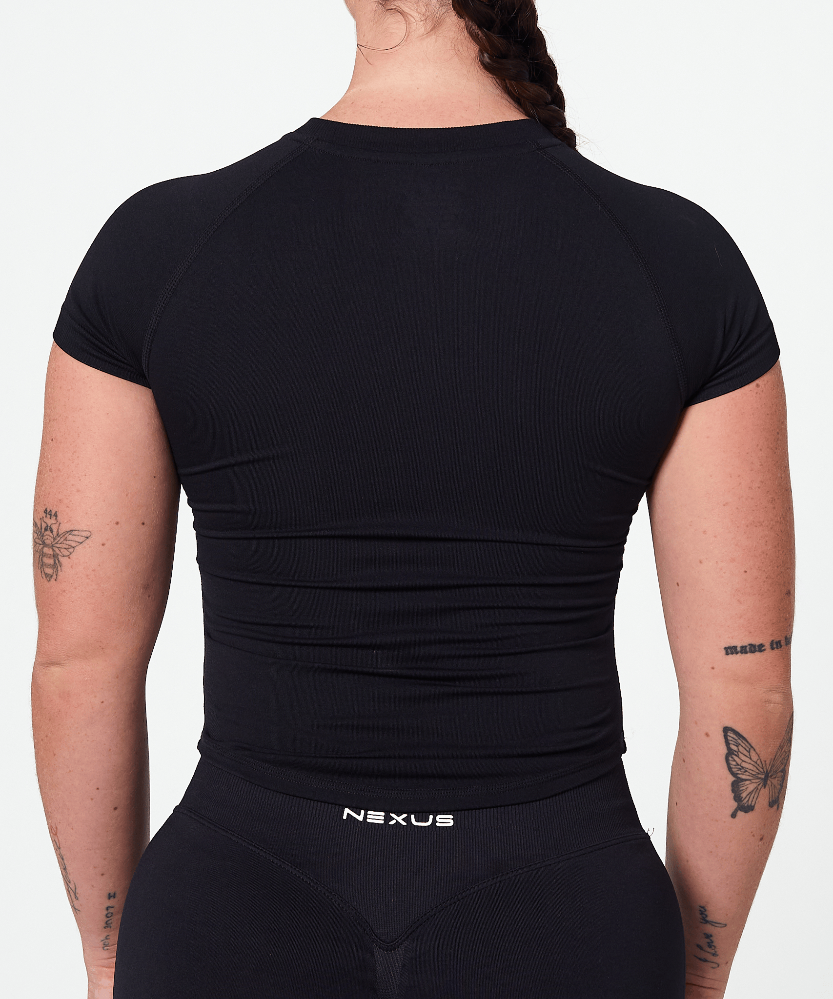 Short Sleeve Compression Tee - Black