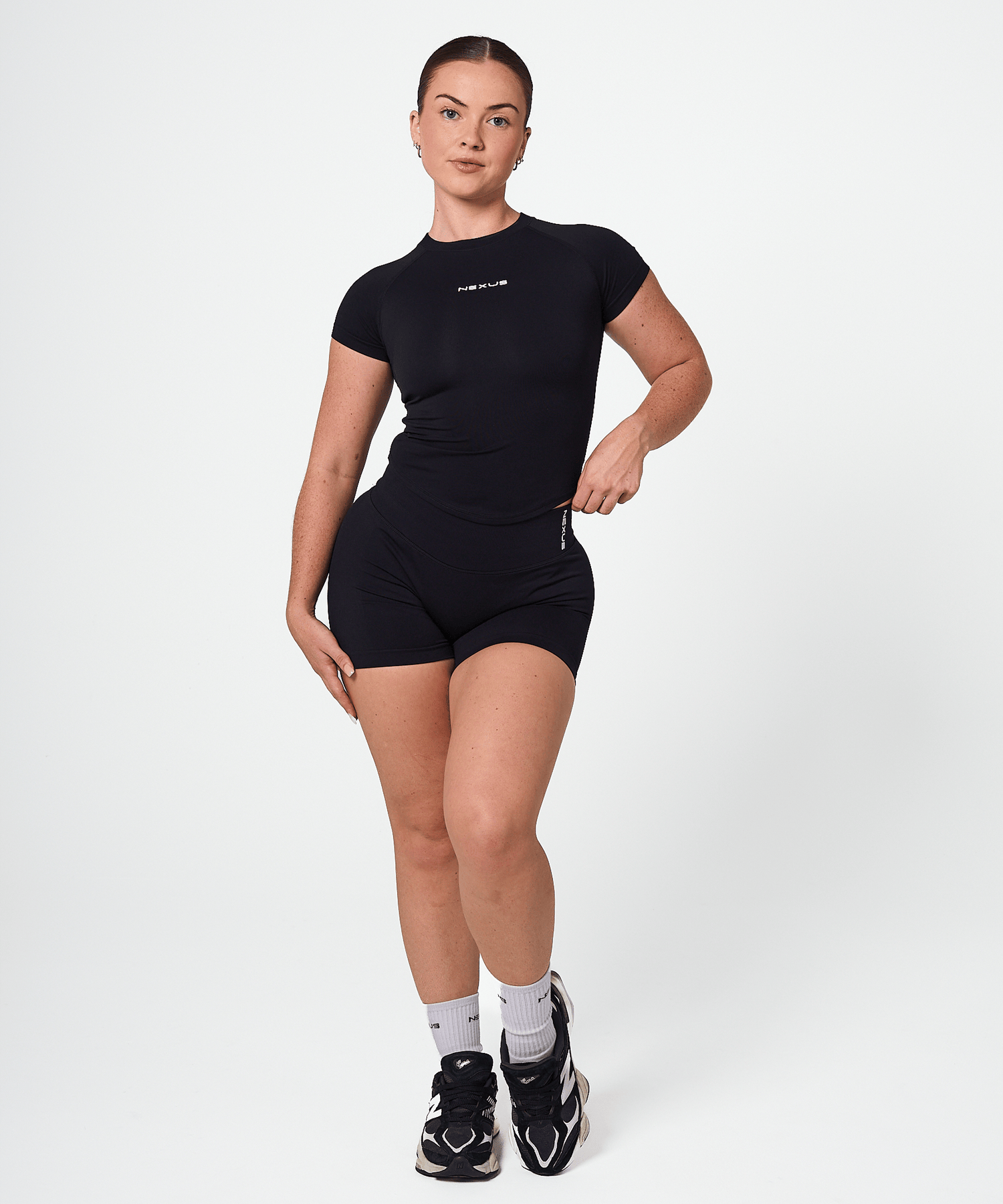 Short Sleeve Compression Tee - Black