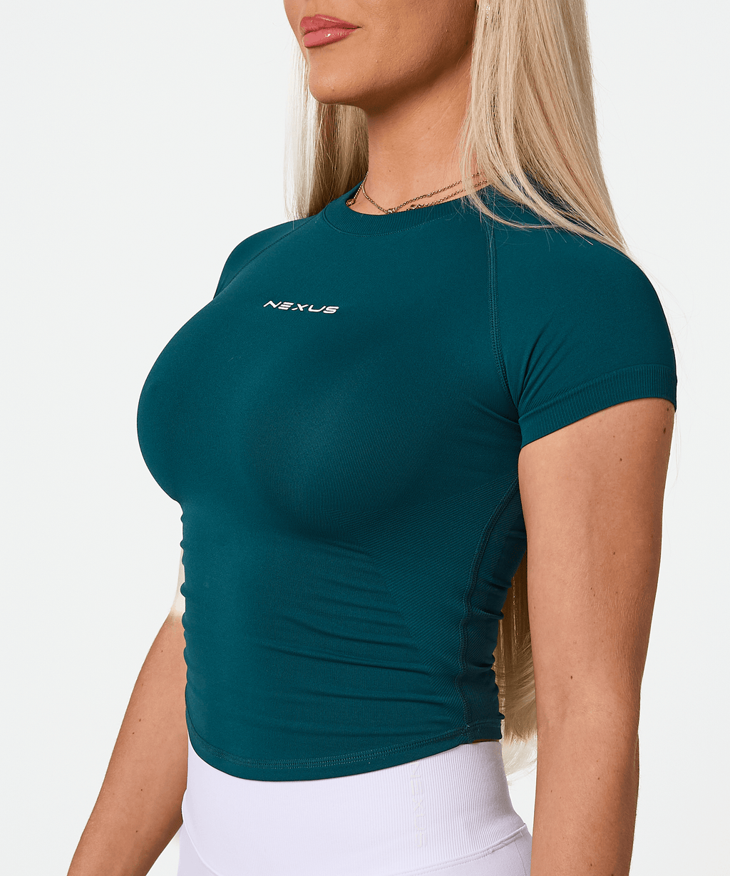 Short Sleeve Compression Tee - Pine