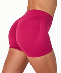 Signature Scrunch Shorts - Berry