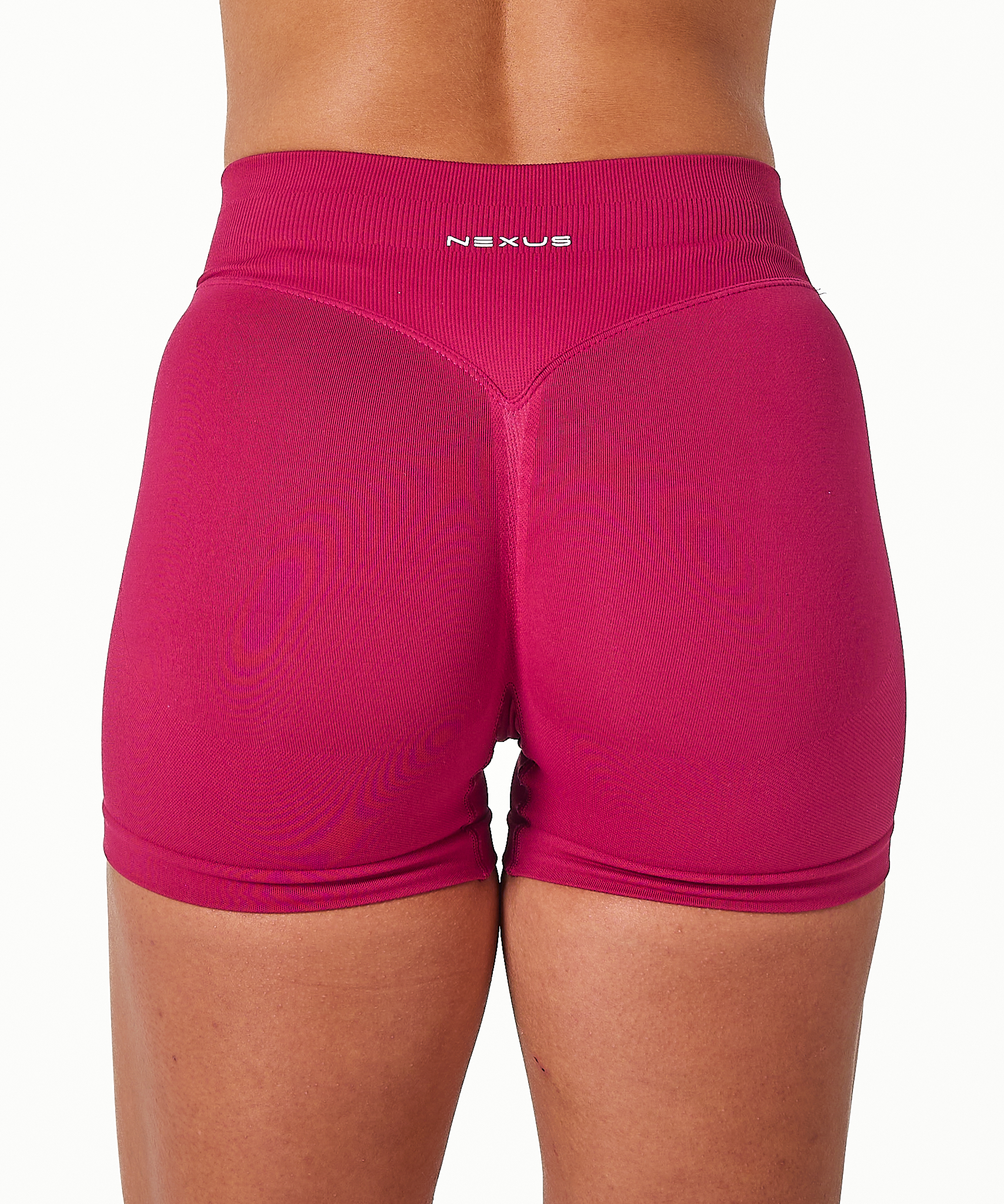 Signature Scrunch Shorts - Berry