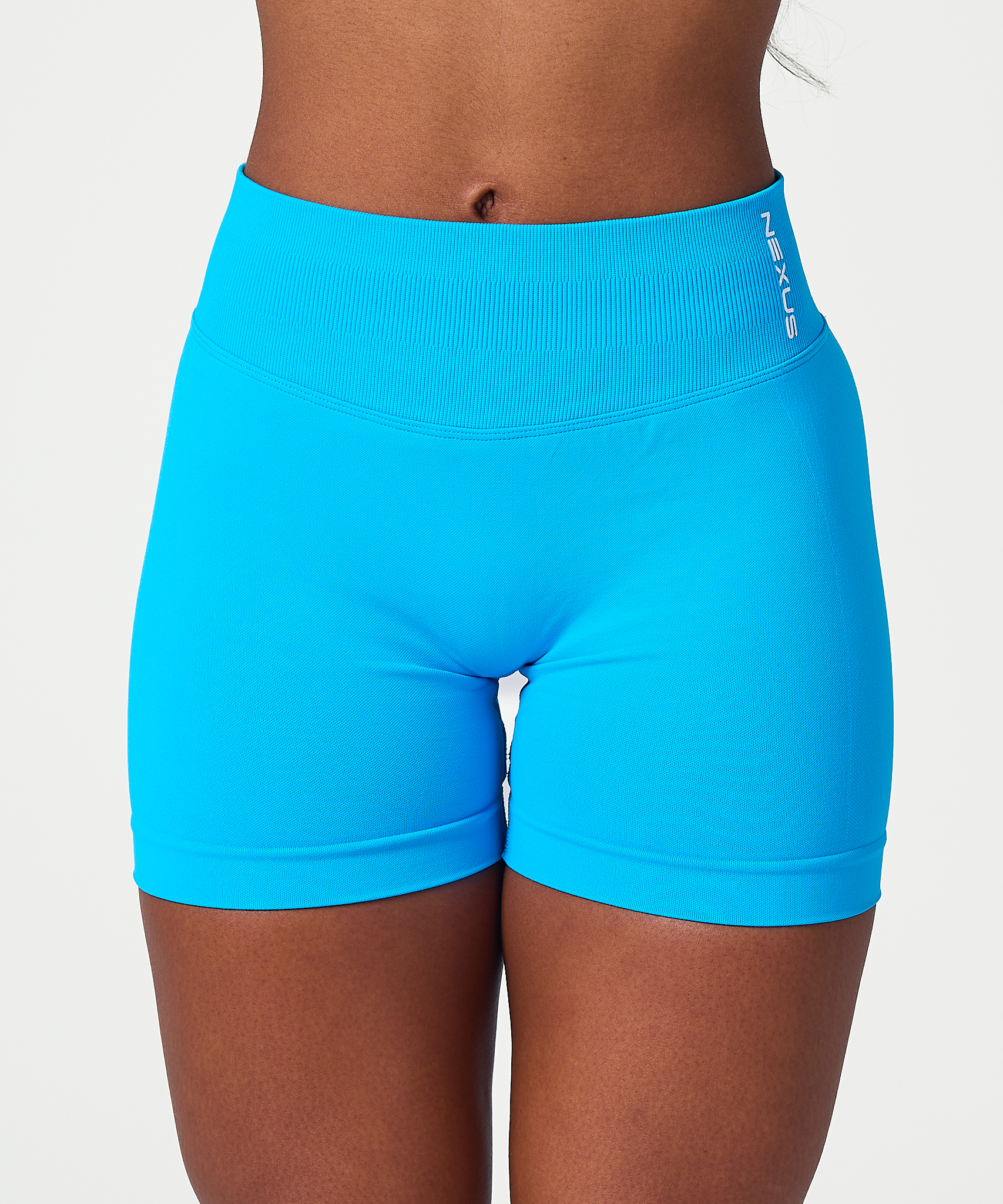 Signature Scrunch Shorts - Glacier Blue