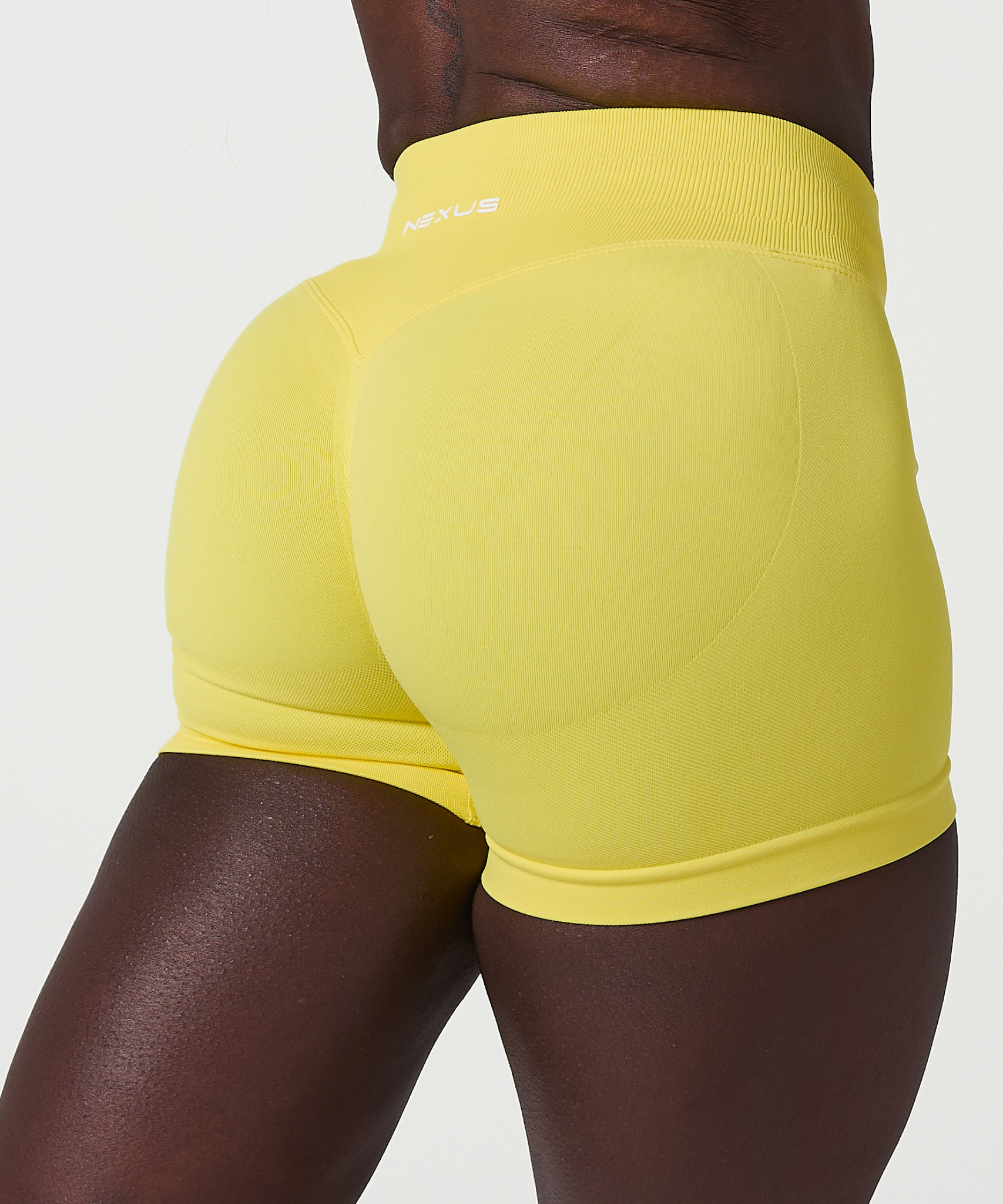 Signature Scrunch Shorts - Lemon