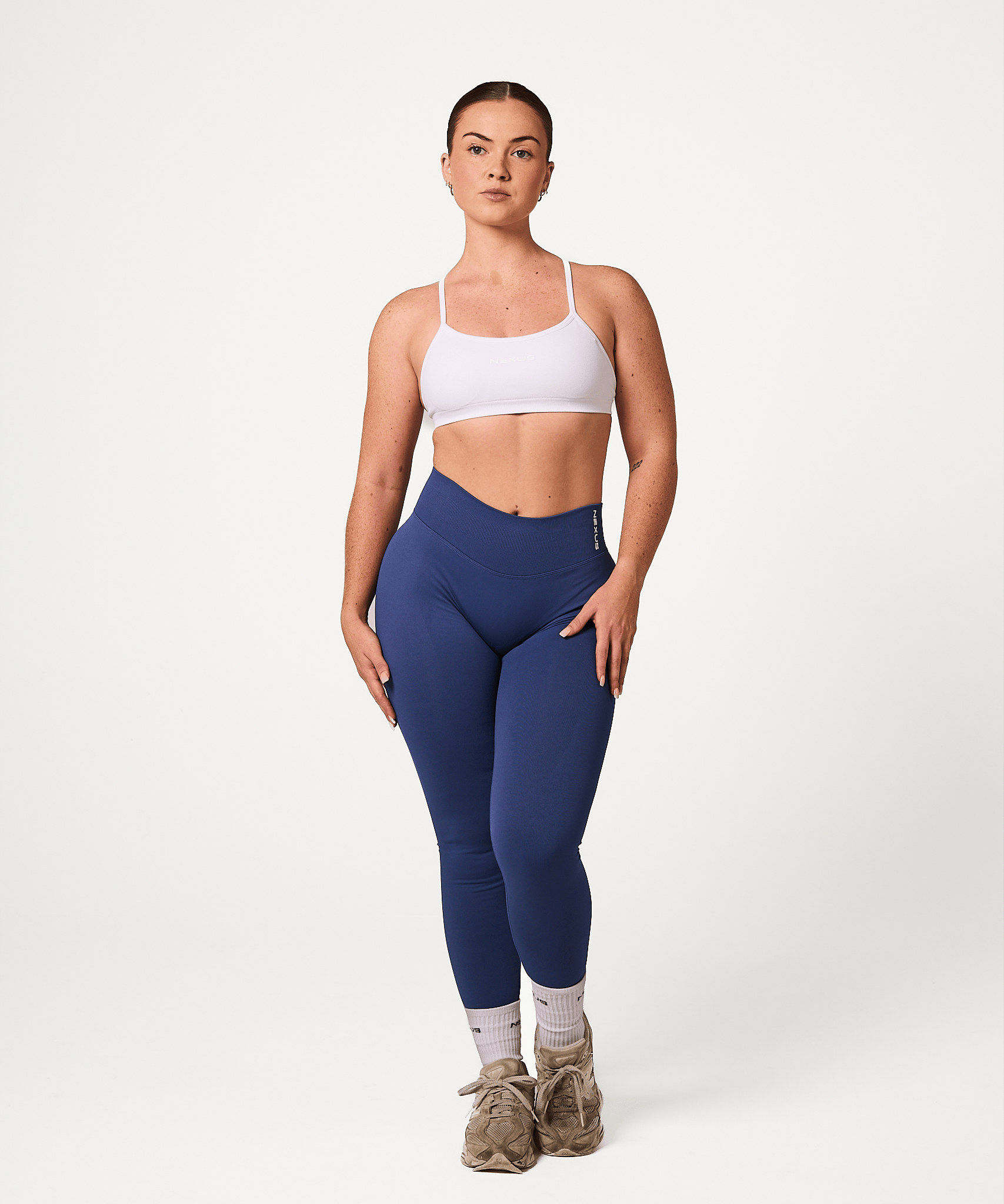 Signature Scrunch Leggings - Blueish Grey