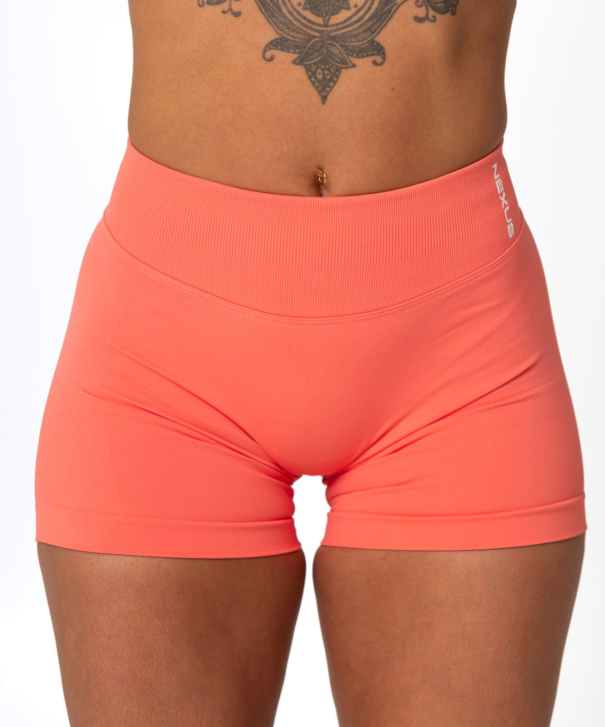 Signature Scrunch Shorts - Coral