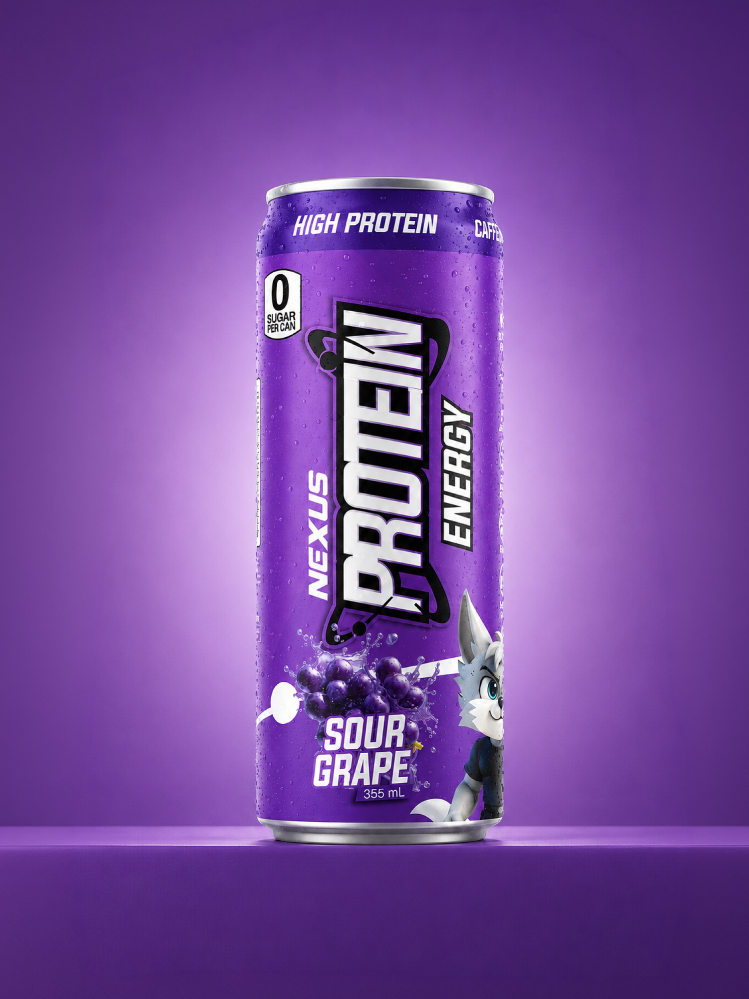 Sparkling Protein Energy Water - Sour Grape