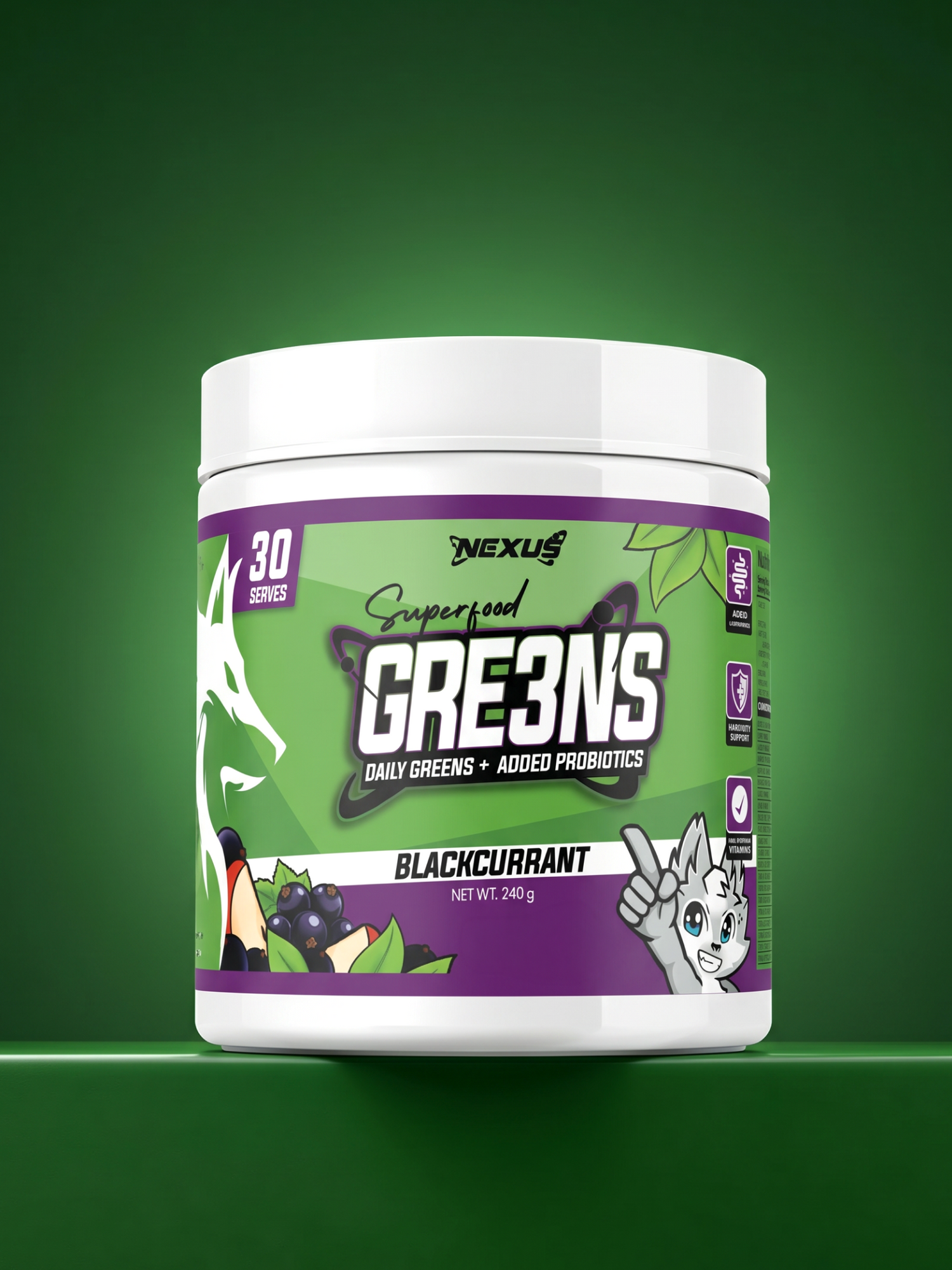 Superfood Greens - Blackcurrant