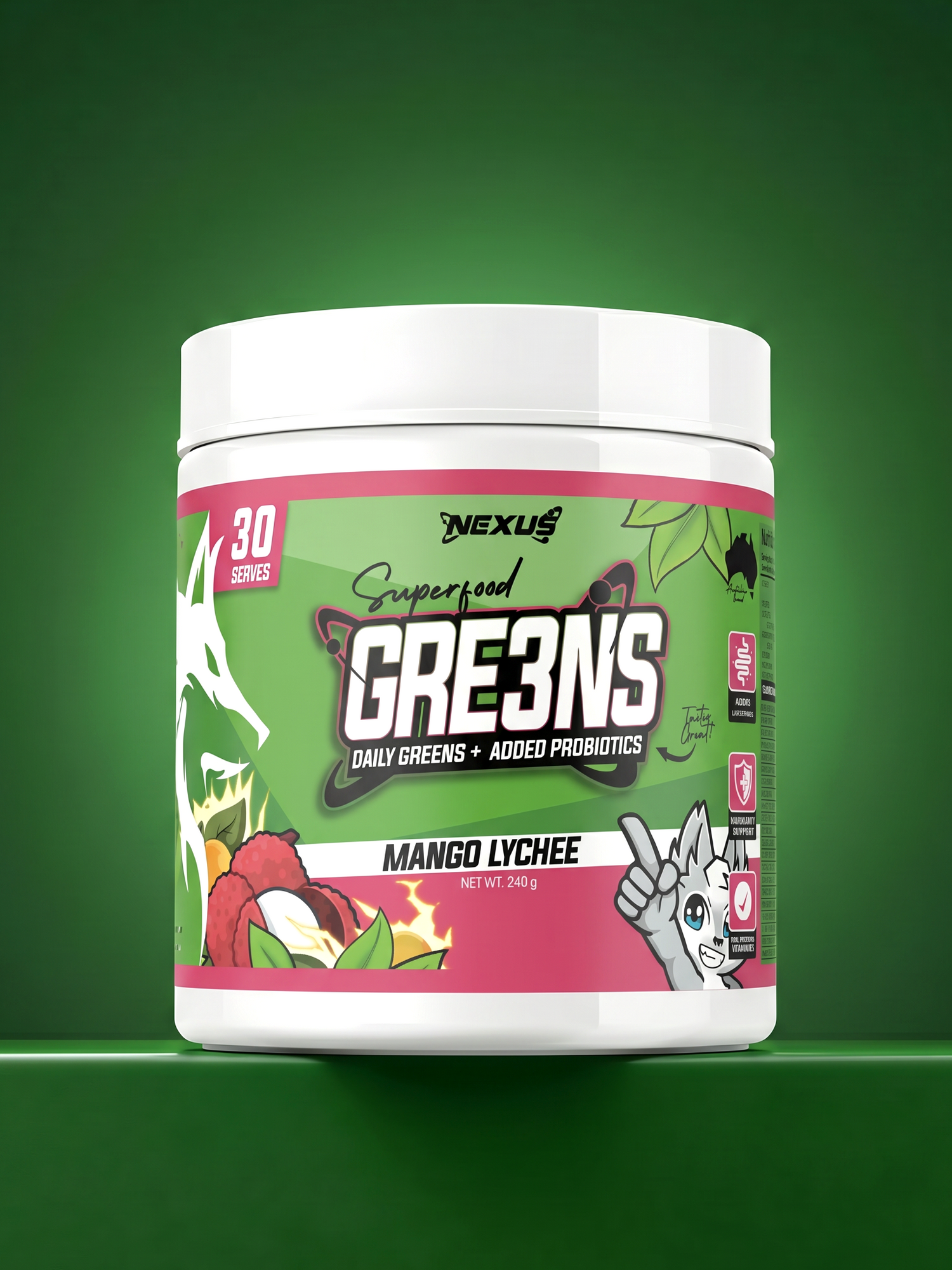 Superfood Greens - Mango Lychee