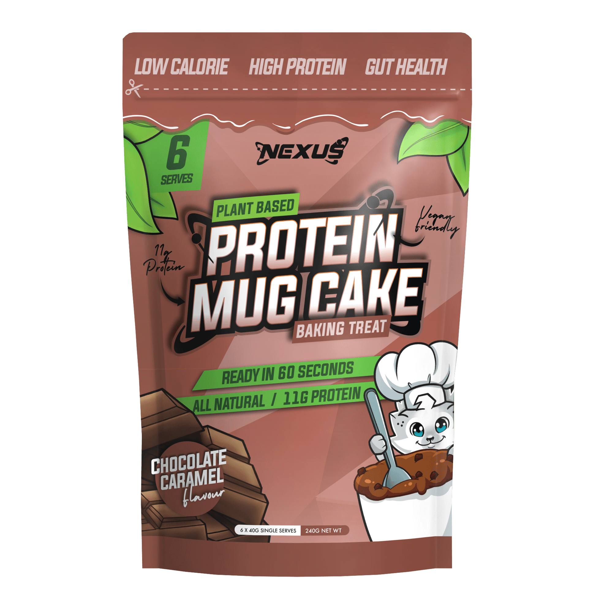 Nexus Plant Based Protein Mug Cake all natural