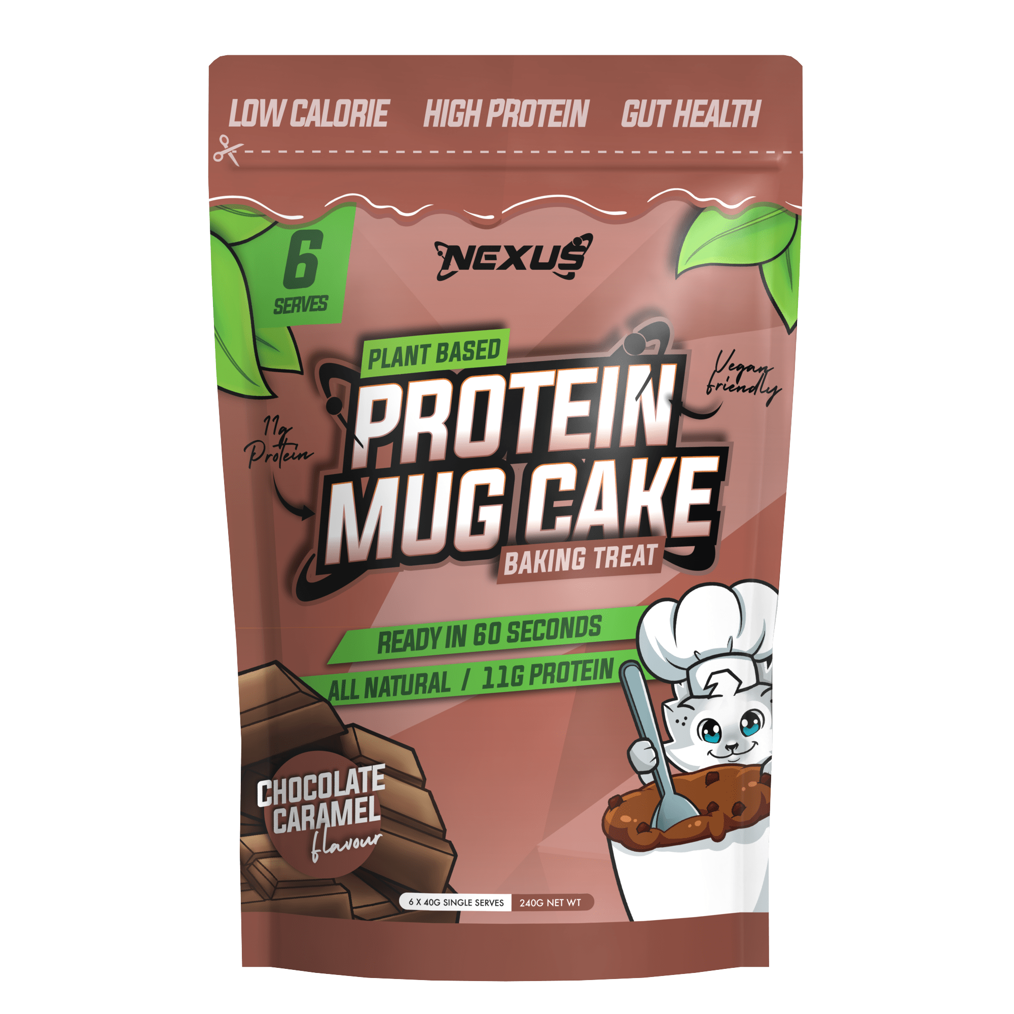 Nexus Plant Based Protein Mug Cake all natural
