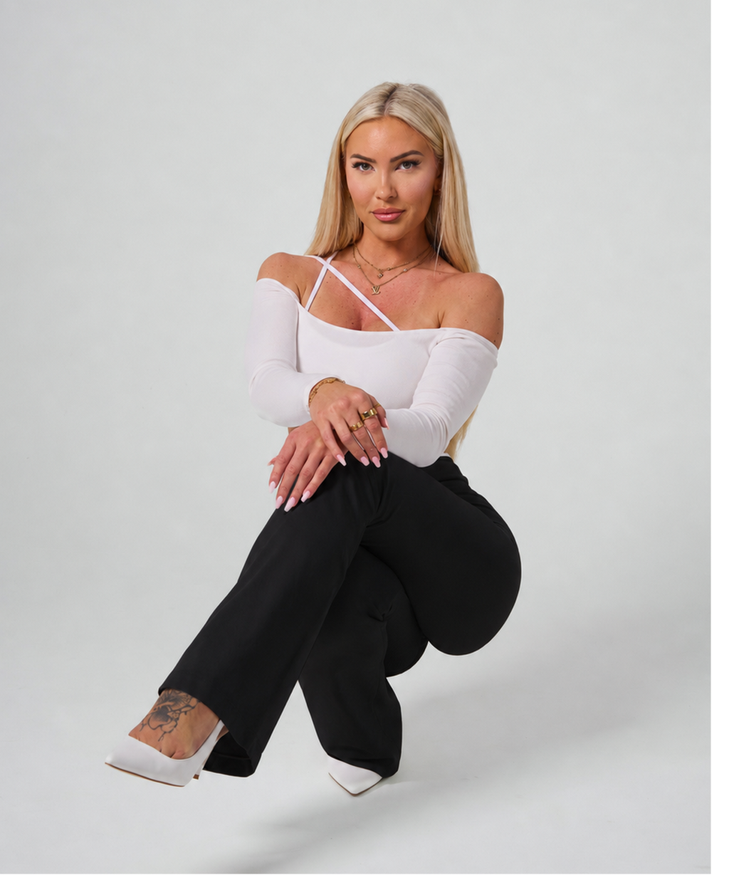 Signature Scrunch Flares - Black