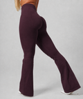 Signature Scrunch Flares - Plum