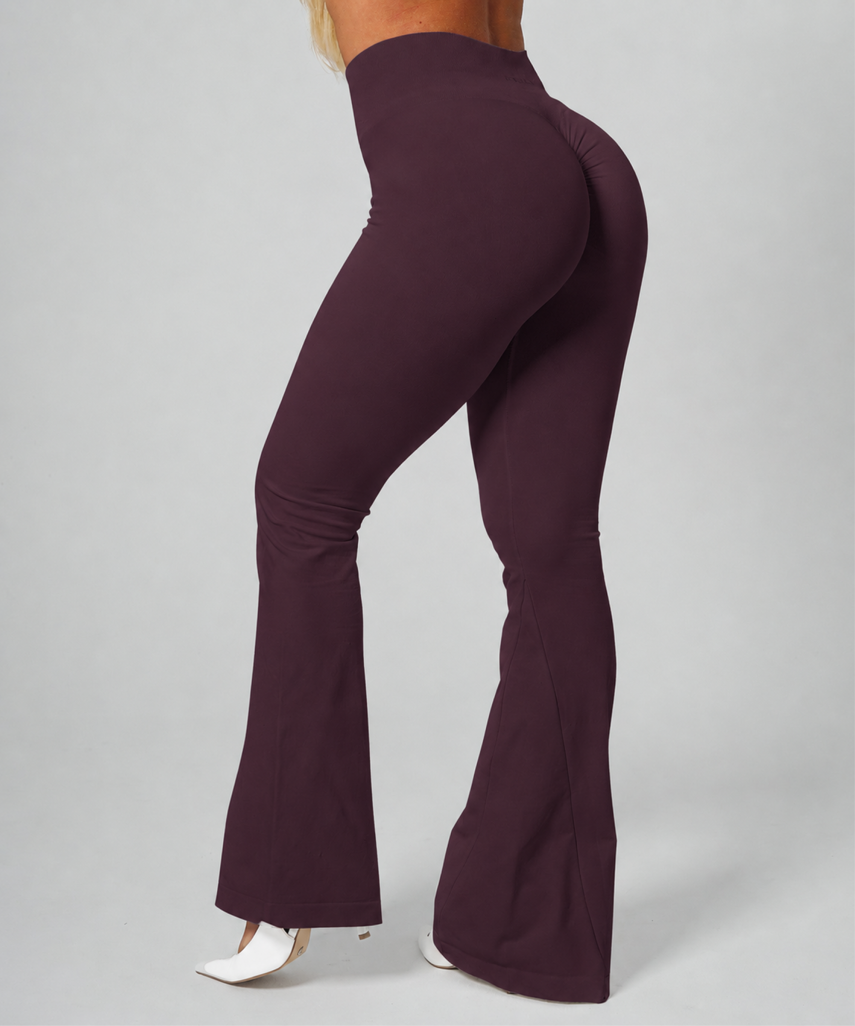 Signature Scrunch Flares - Plum