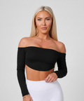 Long Sleeve Cover - Black