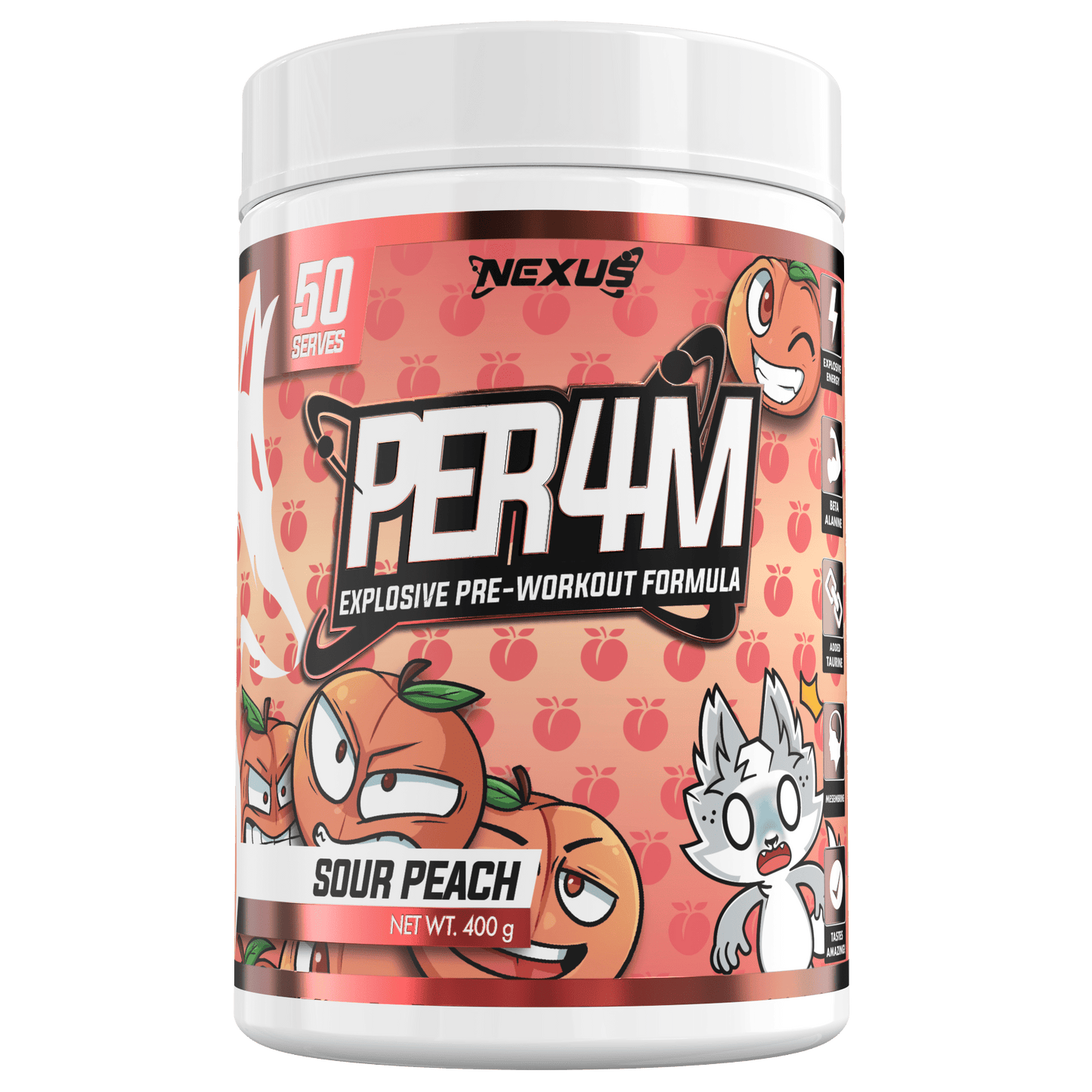 PER4M Pre-Workout: Sour Peach