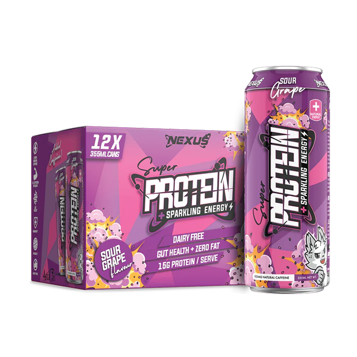 Sparkling Protein Energy Water