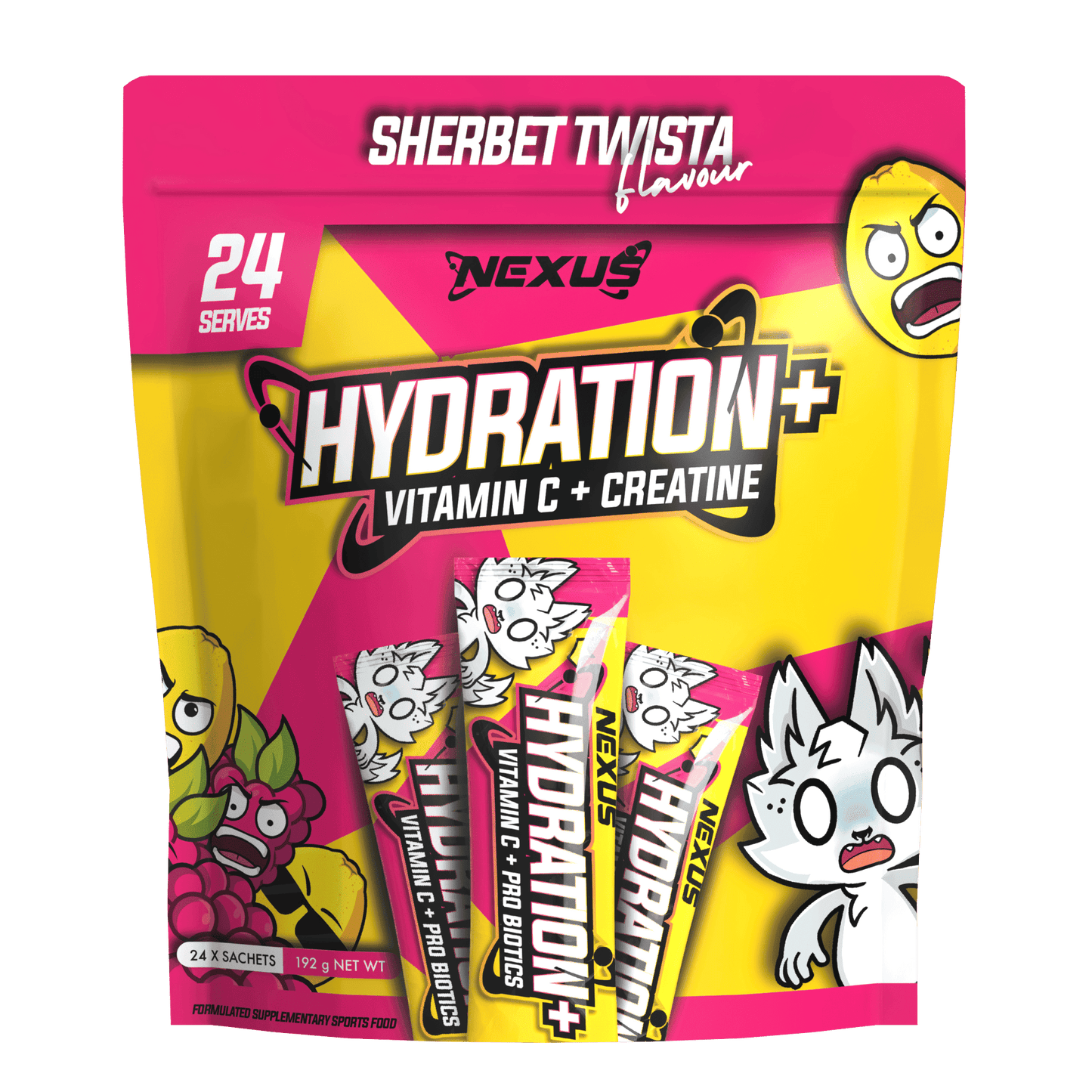 Hydration Vitamin C and Creatine Sherbet Twista Flavour