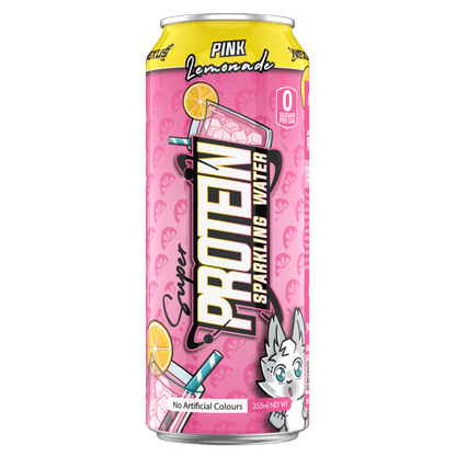 Super Protein Water RTD: Pink Lemonade (12 Pack)