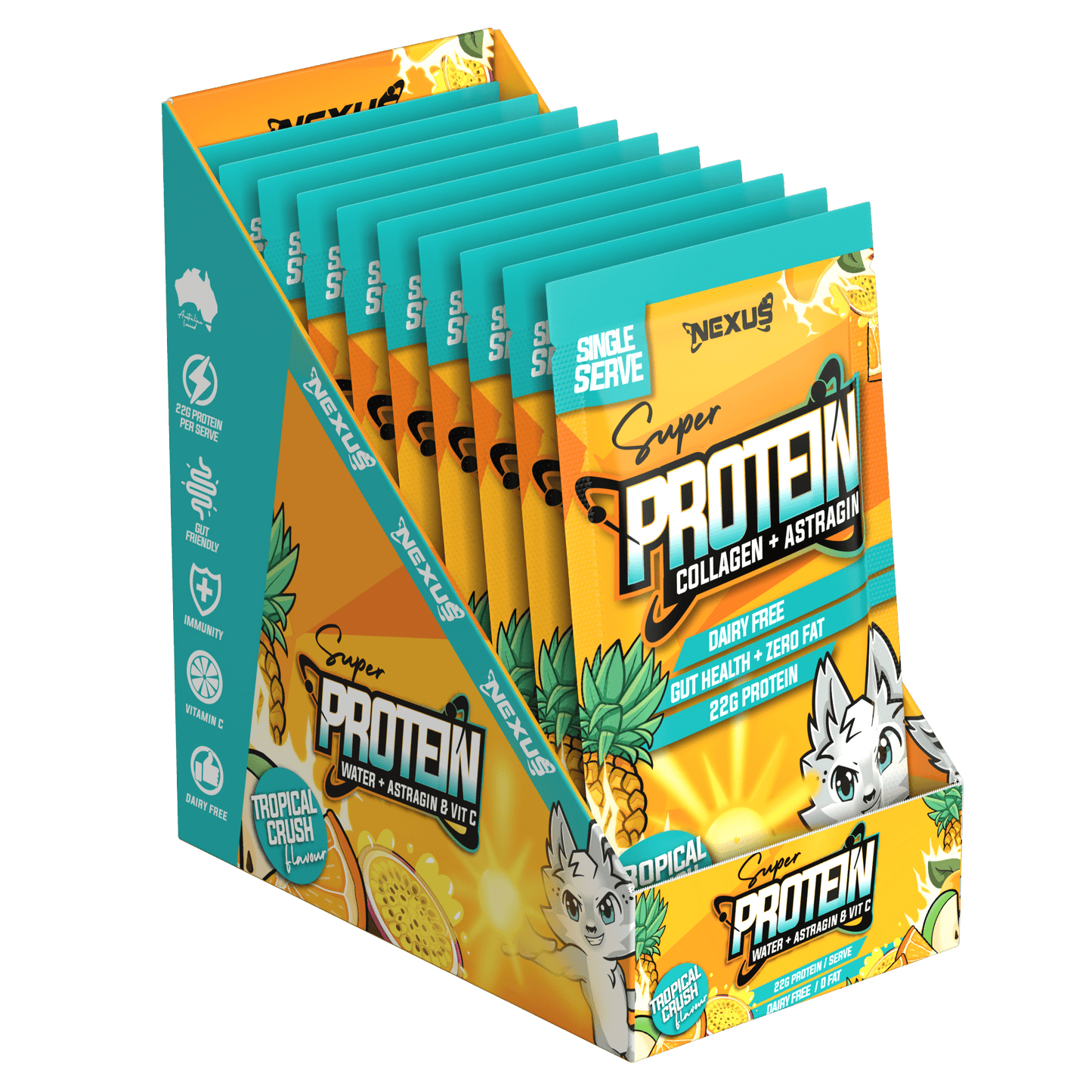 Super Protein Water: Tropical Crush (10 Serves)