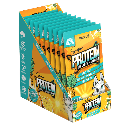 Super Protein Water: Tropical Crush (10 Serves) – Nexus Sports Nutrition