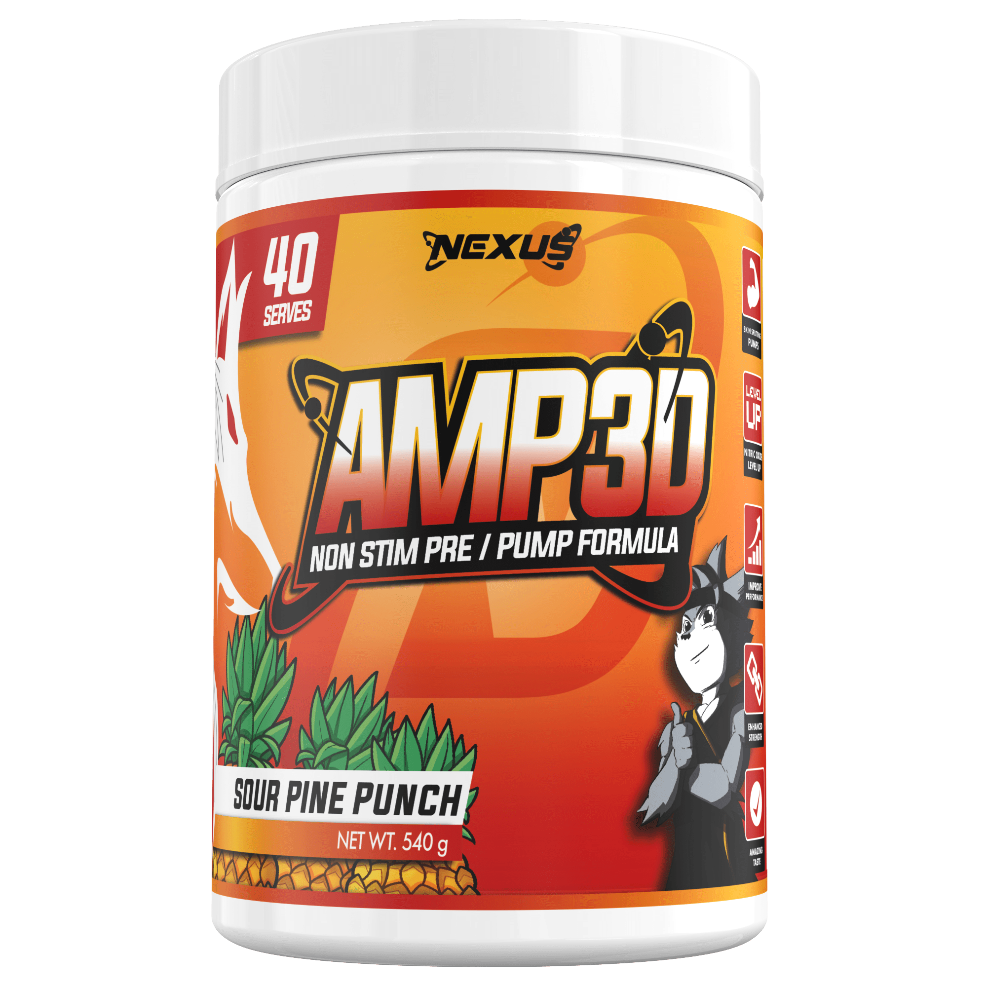 AMP3D Non-Stim Pre-Workout