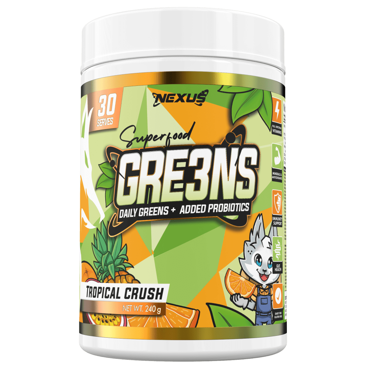 GRE3NS: Tropical Crush - Nexus Sports Nutrition