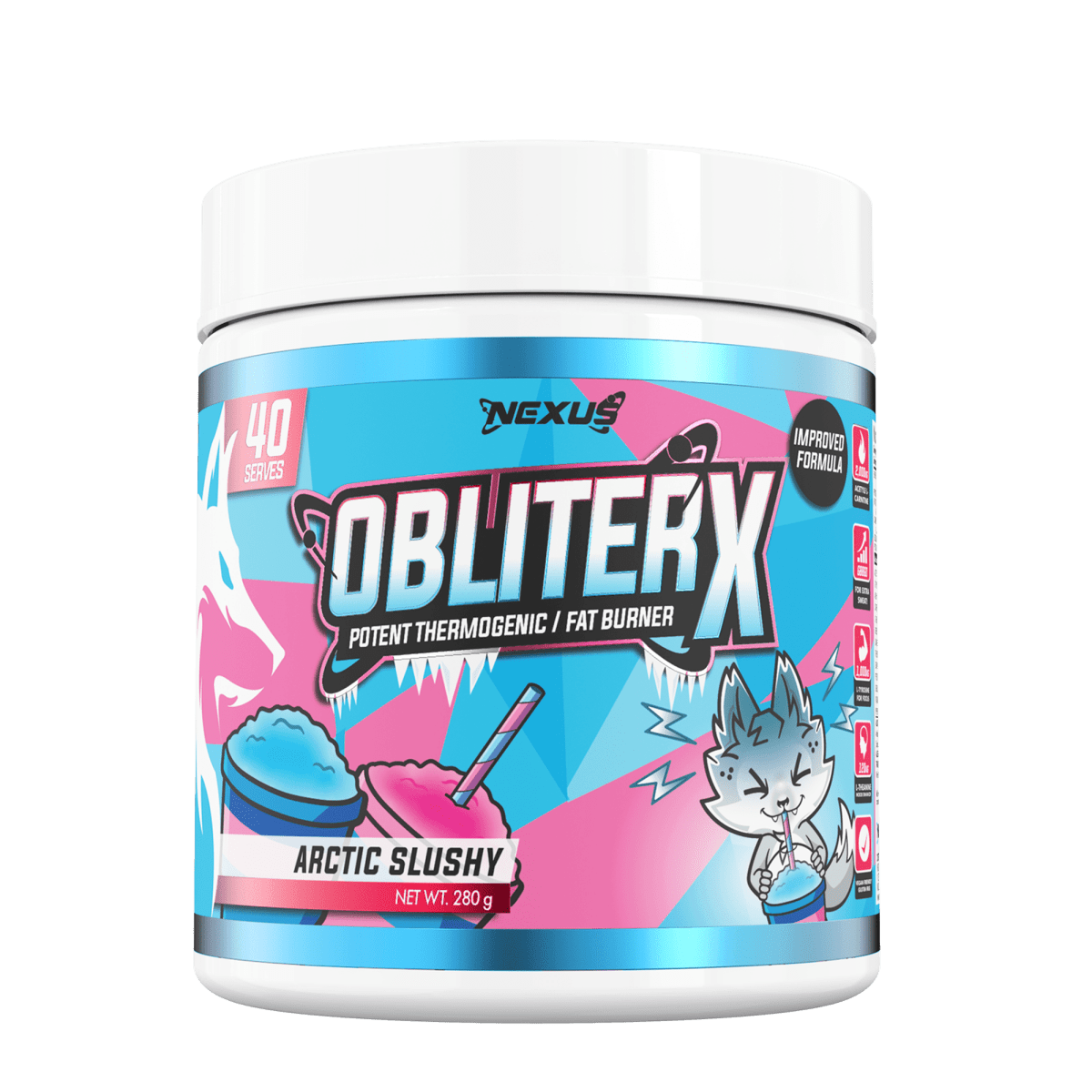 ObliterX Fat Burner: Arctic Slushy - Nexus Sports Nutrition