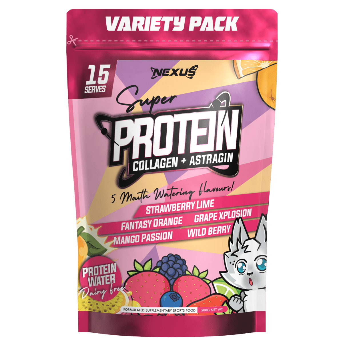 Super Protein Water Variety Pack - Nexus Sports Nutrition